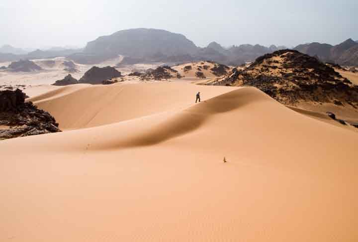 O Deserto do Kalahari é localizado na região sul da África, sendo o segundo maior do continente africano e o quinto maior do mundo, com cerca de 930 mil km², ocupando parte do território de África do Sul, Namíbia, Angola, Zâmbia e Botsuana. Conhecido tamb