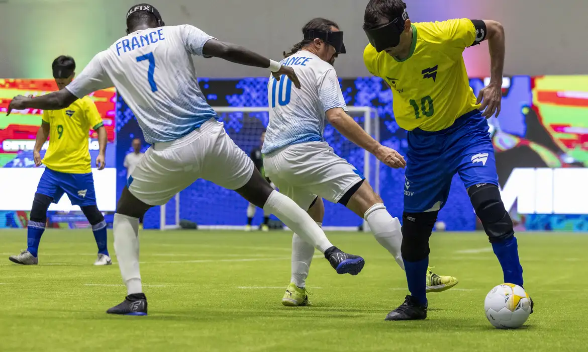 Brasil conhece adversários do torneio paralímpico de futebol de cegos