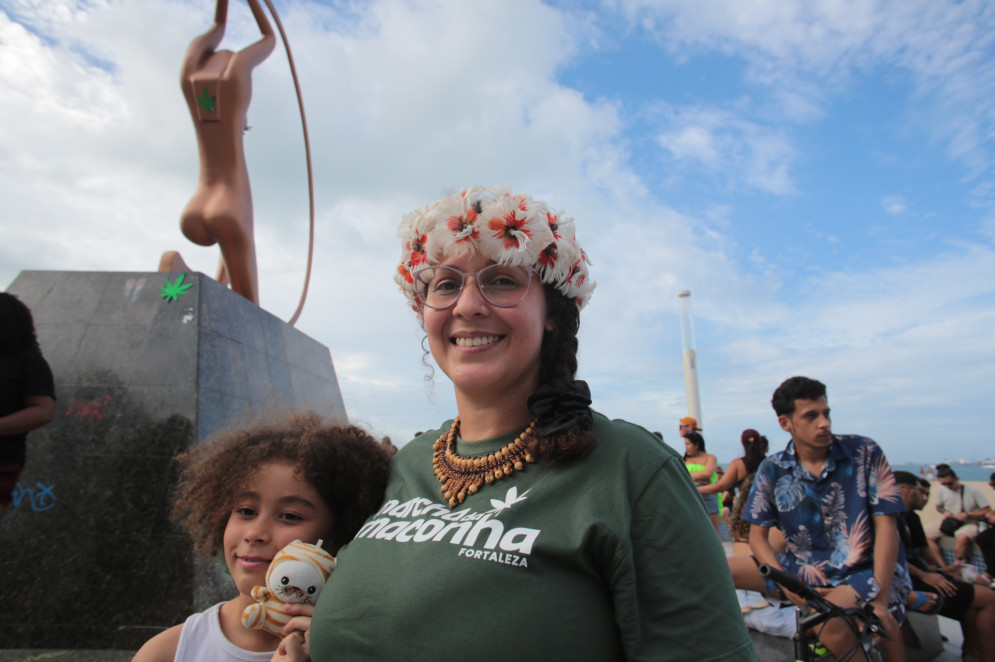 FORTALEZA, CEARÁ, BRASIL,26.05.2024: Marcha da maconha pela Av. beira mar.(Foto: FÁBIO LIMA)