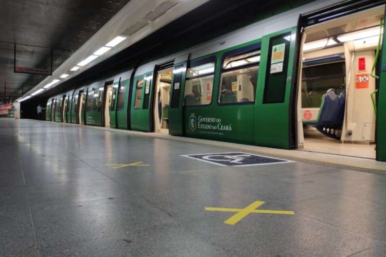 A nova programação não vai alterar o horário regular da Linha Sul. Foto: Metrofor 