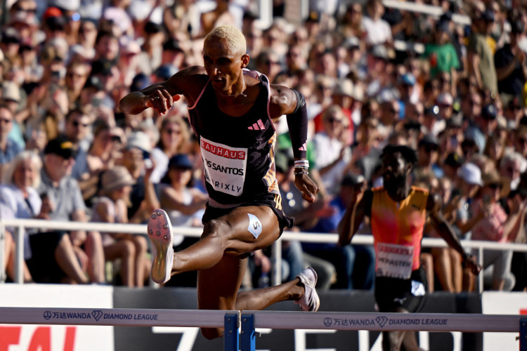 Alison dos Santos, o Piu, venceu mais uma etapa de atletismo na temporada, antes dos Jogos Olímpicos de Paris