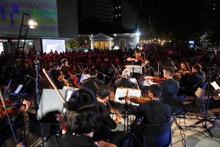 Camerata de Cordas da UFC realiza apresentação do Concerto Studio Ghibli no Museu da Imagem e do Som 