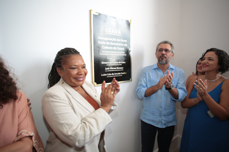 Governo do Ceará lança nova sede da Secretaria da Cultura (Secult) na Estação das Artes com a presença da ministra da cultura, Margareth Menezes.