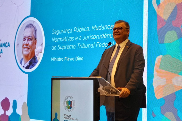 ￼MINISTRO Flávio Dino, do STF, participou ontem de evento em Fortaleza