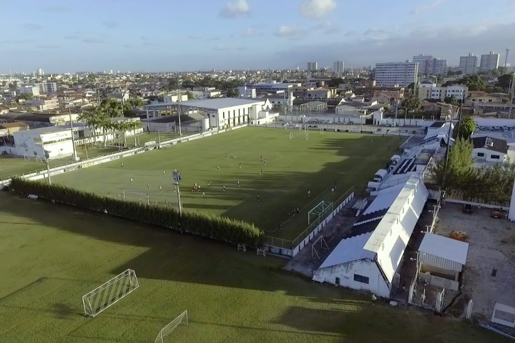 VIsta aérea da Sede do Ceará Sporting Club. 