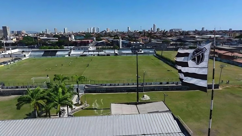 VIsta aérea da Sede do Ceará Sporting Club. 