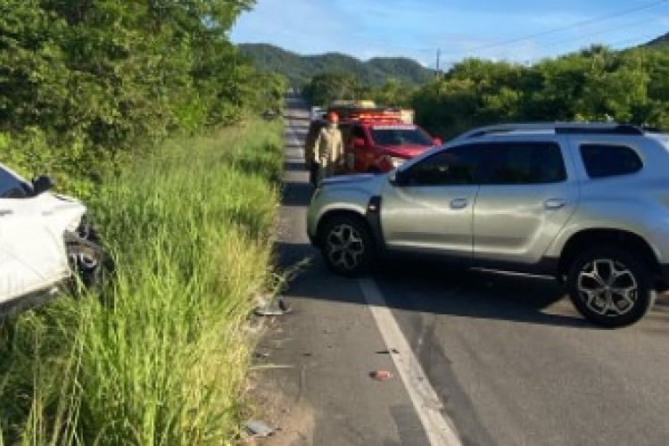 O acidente aconteceu no km 55 da CE-060