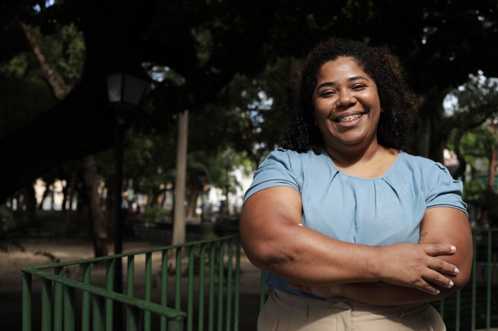 Marleide Nascimento integra a Comissão Nacional para a Educação das Relações Étnico-Raciais e para o Ensino de História e Cultura Afro-Brasileira e Africana, instituído pelo MEC(Foto: Beatriz Boblitz)