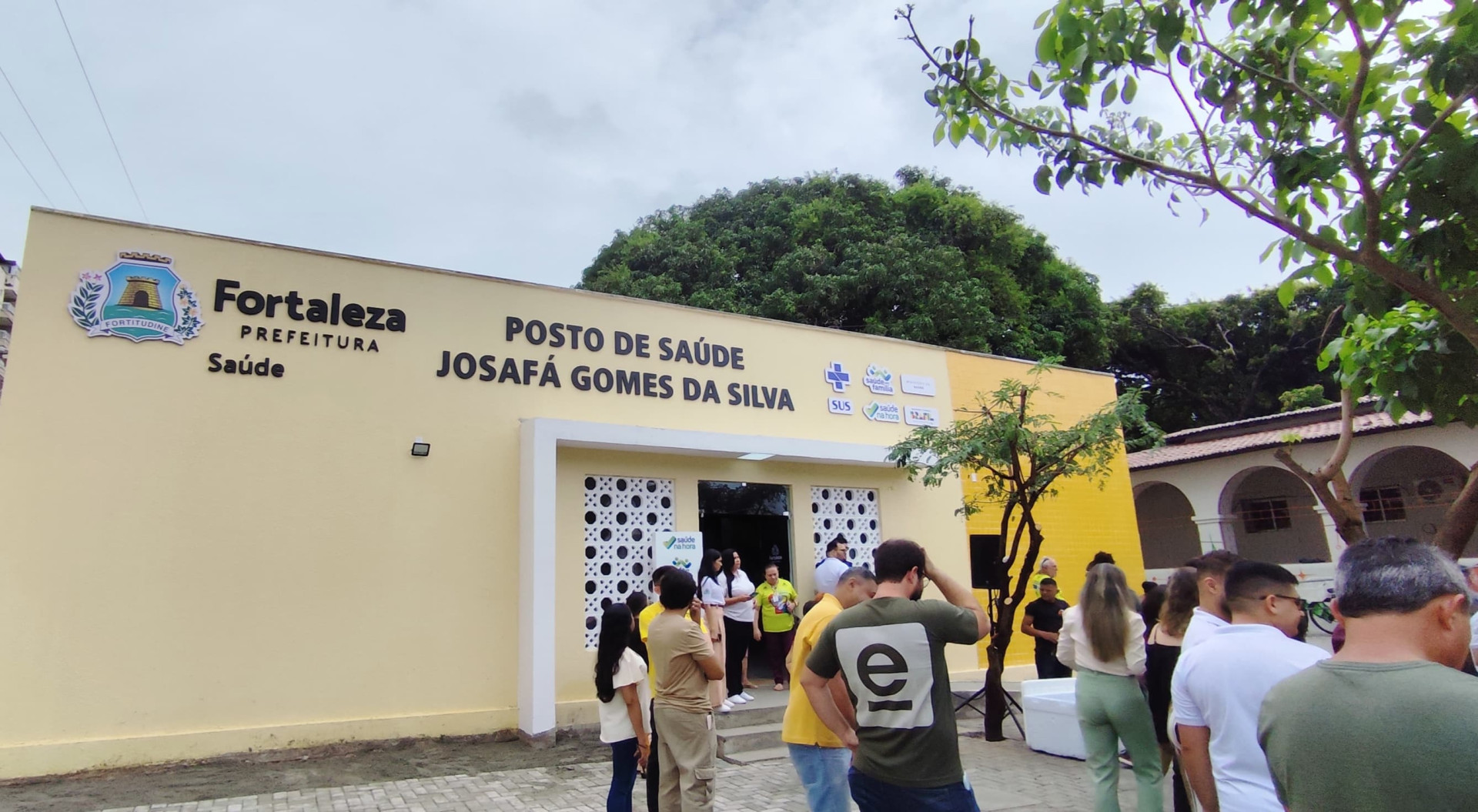 Posto de Saúde do Conjunto São Bernardo, em Fortaleza, já está em funcionamento (Foto: Lara Vieira/O POVO)