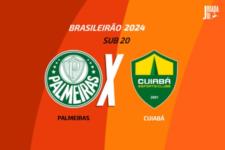 Palmeiras e Dourado medem forças pelo Brasileirão Sub-20 no estádio Bruno José Daniel, em Santo André, pela décima rodada do torneio