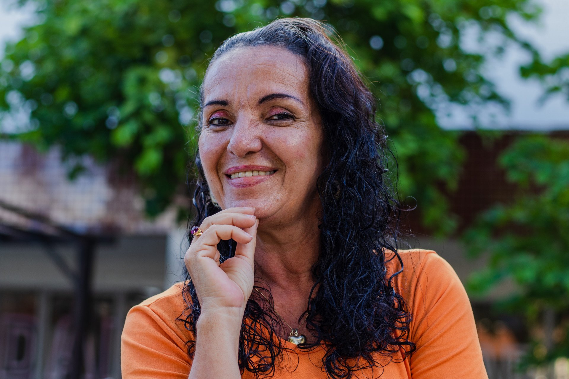 A atriz cearense Jamilca Brito participou como figurante da novela Tropicaliente. (Foto: FERNANDA BARROS)