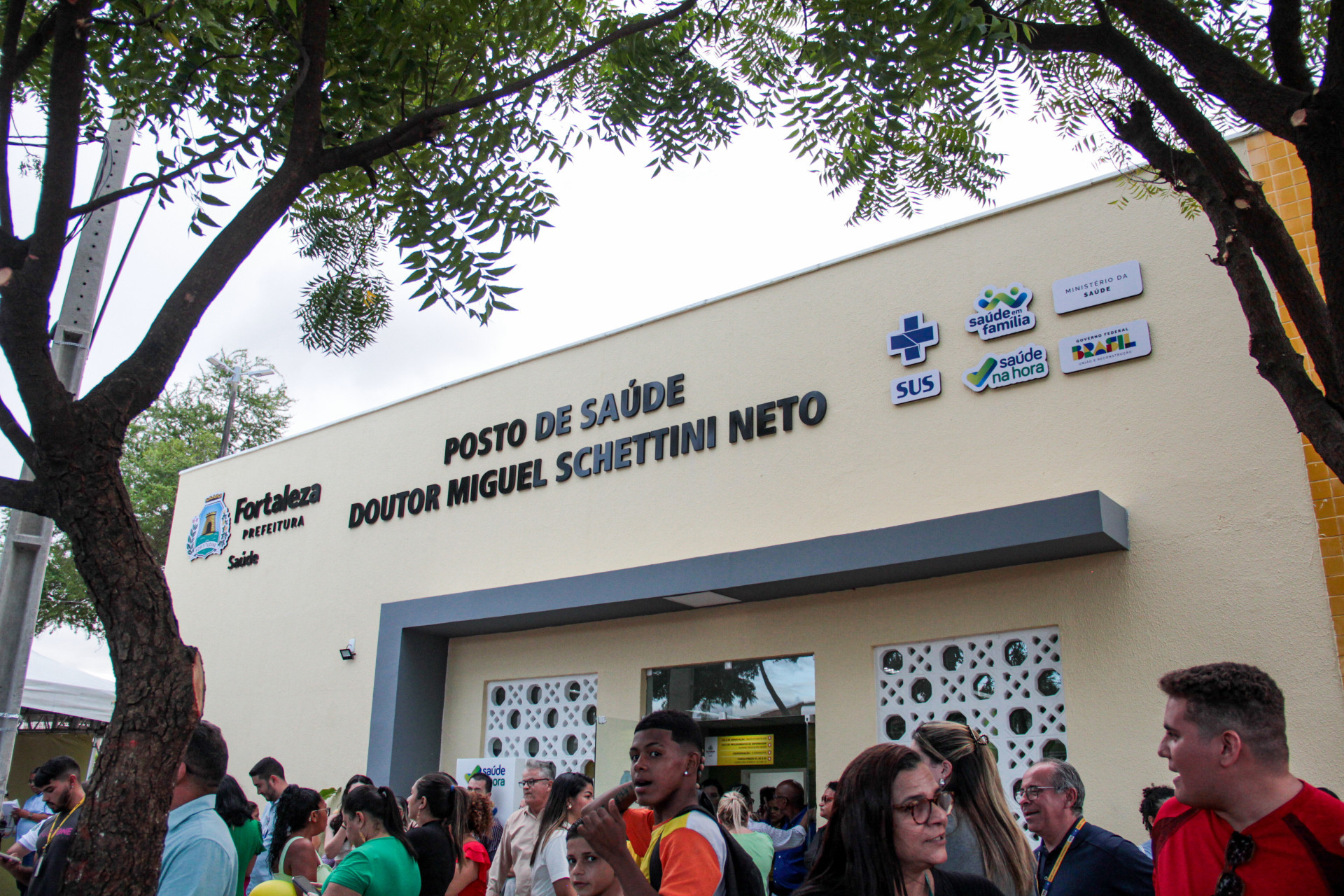 Posto de saúde Doutor Miguel Schettini Neto foi entregue nesta quarta-feira, 19, pela Prefeitura de Fortaleza (Foto: Yuri Allen/PMF)