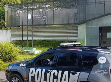 ￼FACHADA da Delegacia Municipal de Viçosa do Ceará 