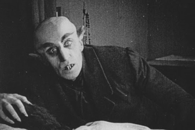 Max Schrek como "Nosferatu" em filme de 1922(Foto: Reprodução)