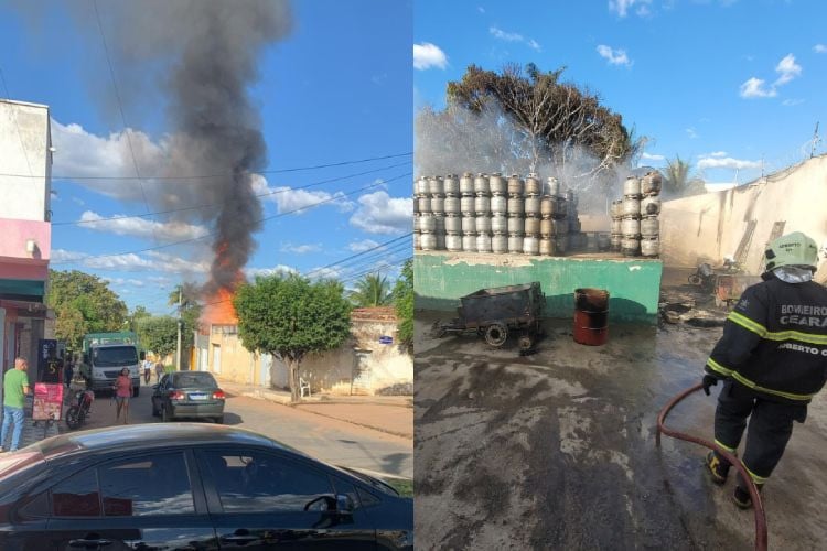 Duas equipes de combate a incêndio e uma de busca e salvamento atuaram no ocorrido
