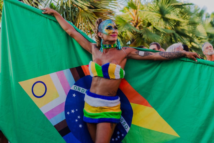 FORTALEZA-CE, BRASIL, 30-06-2024: Parada da Diversidade Sexual, na Beira Mar. (Foto: Fernanda Barros/O Povo)
