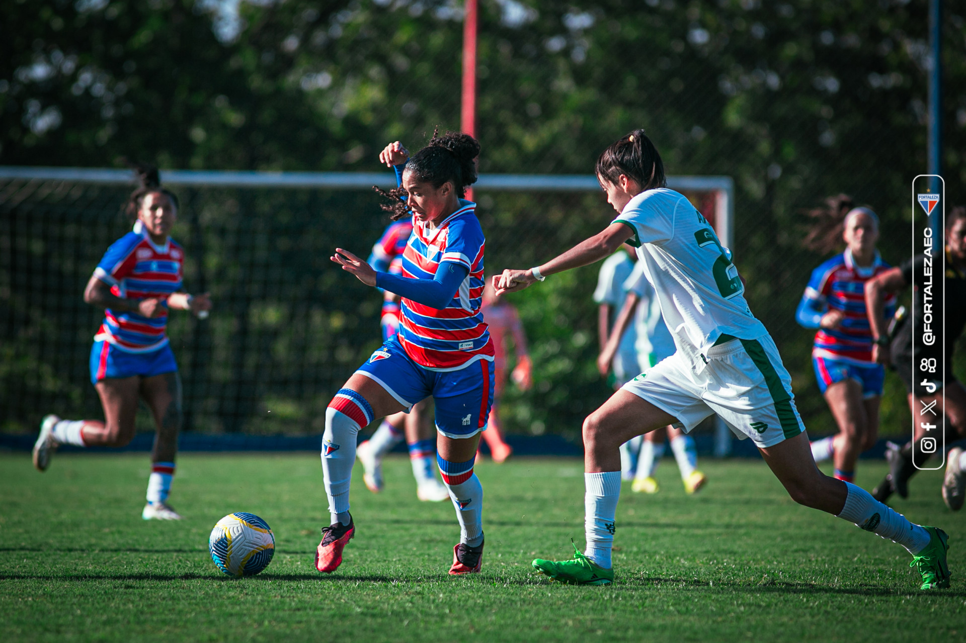 Fortaleza e Juventude se enfrentaram no CT Ribamar Bezerra pelo jogo de ida das quartas de final do Brasileirão Feminino A2.  (Foto: João Moura/Fortaleza EC)