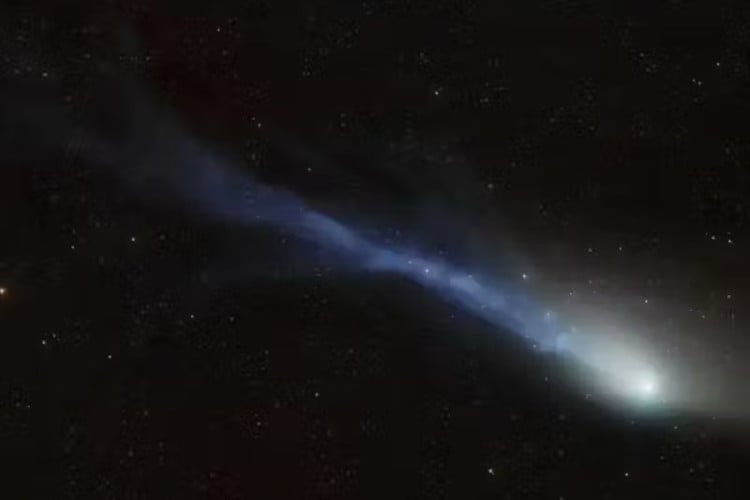 Passagem do cometa 13P/Olbers, que só pode ser visto da Terra a cada 69 anos; ele atingirá seu brilho máximo neste sábado, 6