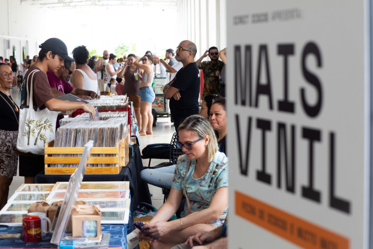 21ª edição da Feira Mais Vinil encerra semana de programações culturais na Estação das Artes