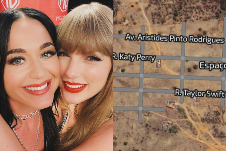 Ruas com nomes de Katy Perry e Taylor Swifit em cidades do Nordeste viralizam