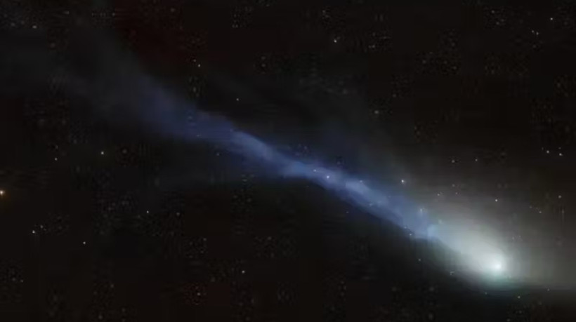 Passagem do cometa 13P/Olbers, que só pode ser visto da Terra a cada 69 anos; ele atingirá seu brilho máximo neste sábado, 6 