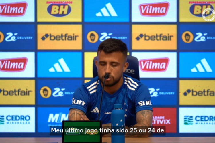 Matheus Henrique fala sobre sua previsão de estreia pelo Cruzeiro