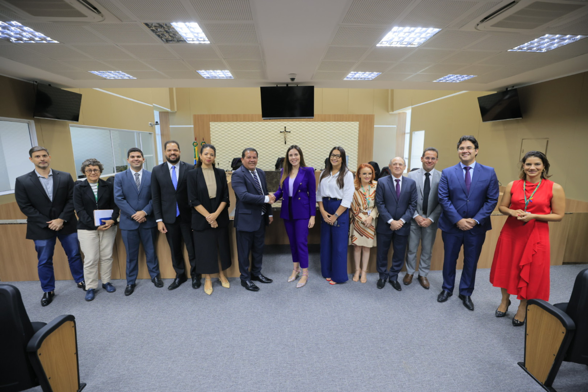 Encontro entre representantes do TRE-CE e da Secretaria das Mulheres do Ceará (Foto: @JOSEDEWAGNER)