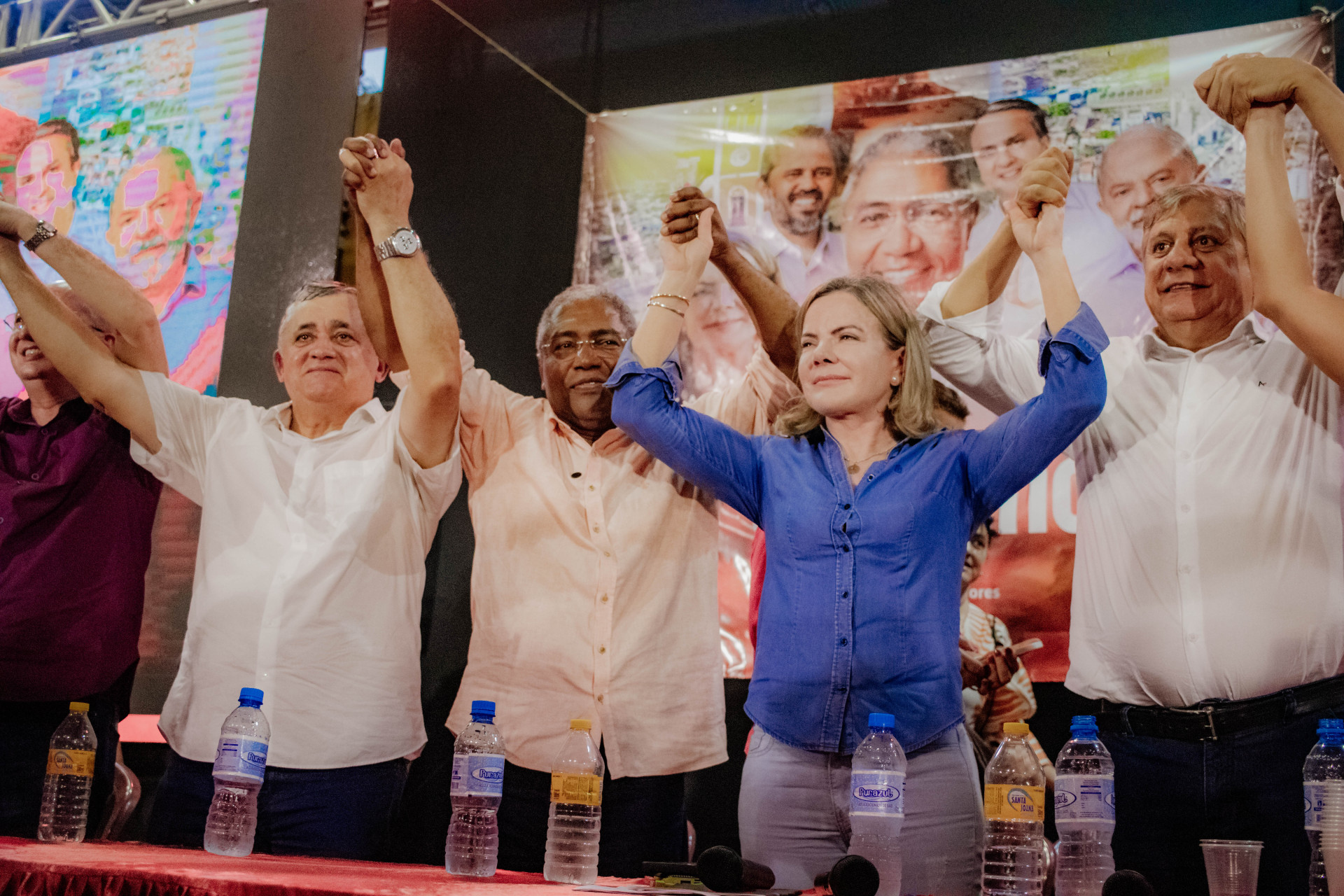 ￼GLEISI faz giro por municípios cearenses estratégicos para o PT (Foto: Samuel Setubal)