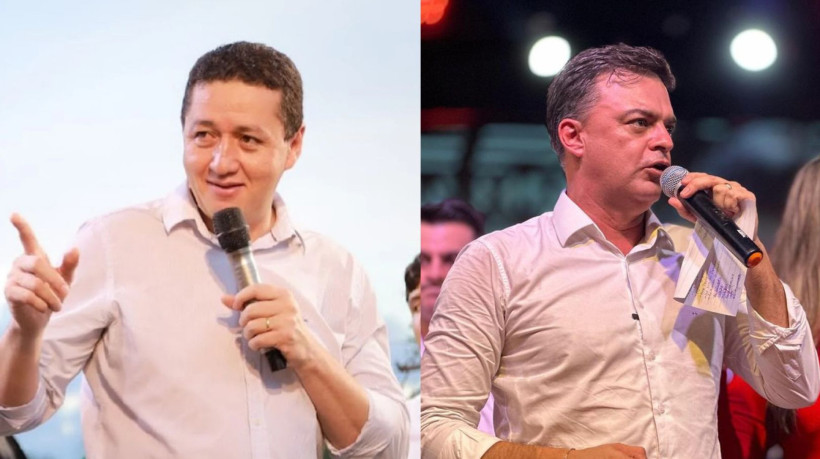 ￼CANDIDATOS a prefeito de Juazeiro do Norte, Glêdson Bezerra  e Fernando Santana