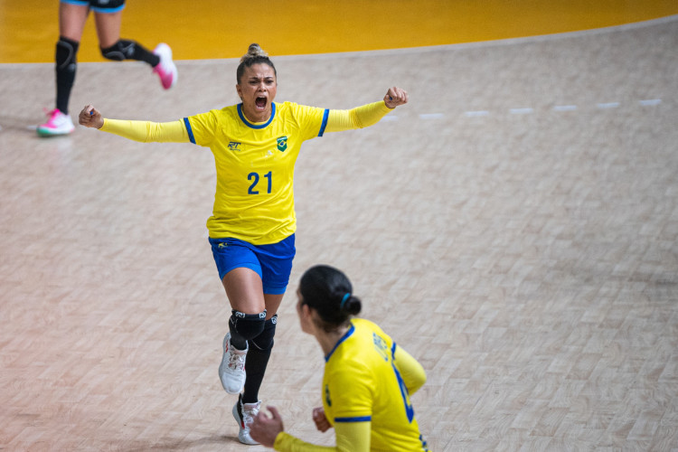 29.10.2023 - Jogos Pan-americanos Santiago 2023 - Handebol - Final Brasil x Argentina. Adriana Cardoso