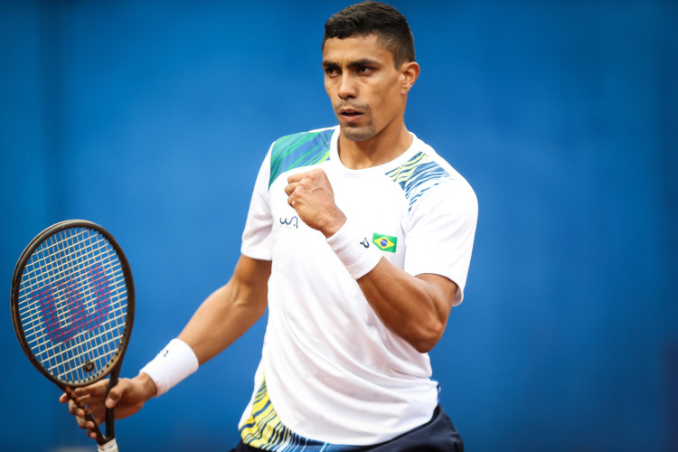 28.10.2023 - Jogos Pan-americanos Santiago 2023 - Tênis - Thiago Monteiro