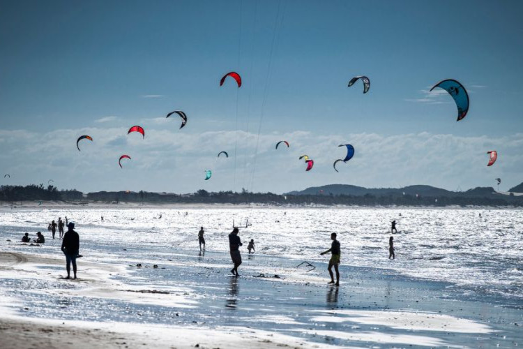 Ceará é o principal destino para a prática de kitesurf