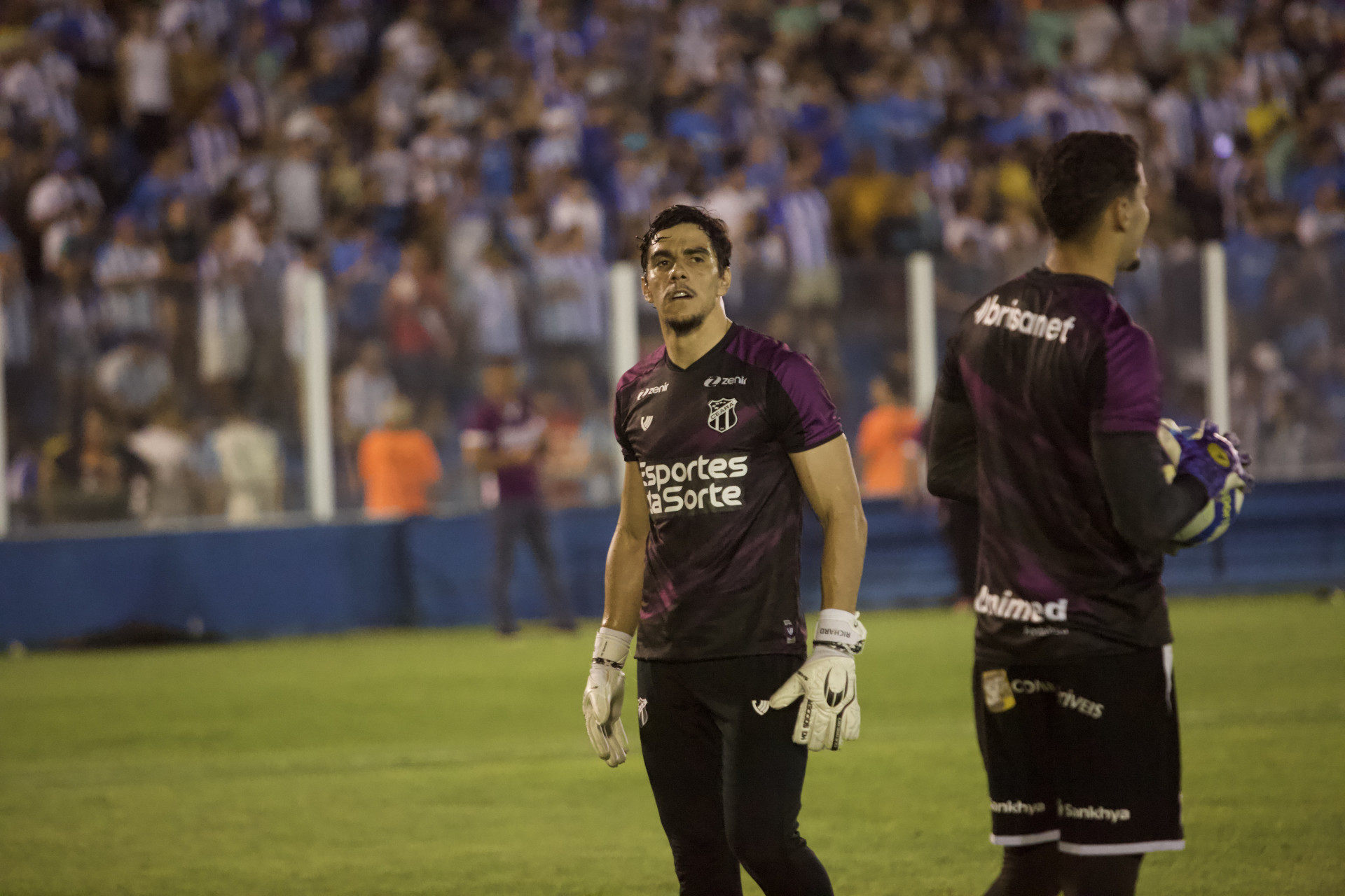 Goleiro Richard teve boa atuação diante do CRB (Foto: Israel Simonton/CearaSC)