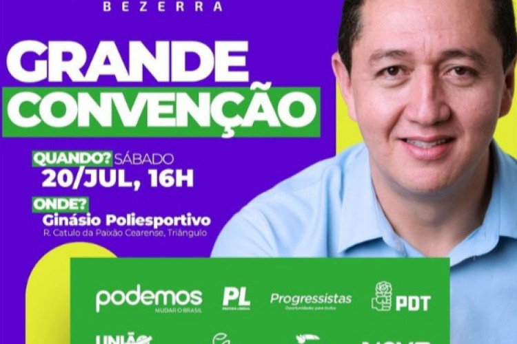 Prefeito anunciou convenção partidária que irá consolidar sua tentativa de reeleição no município 