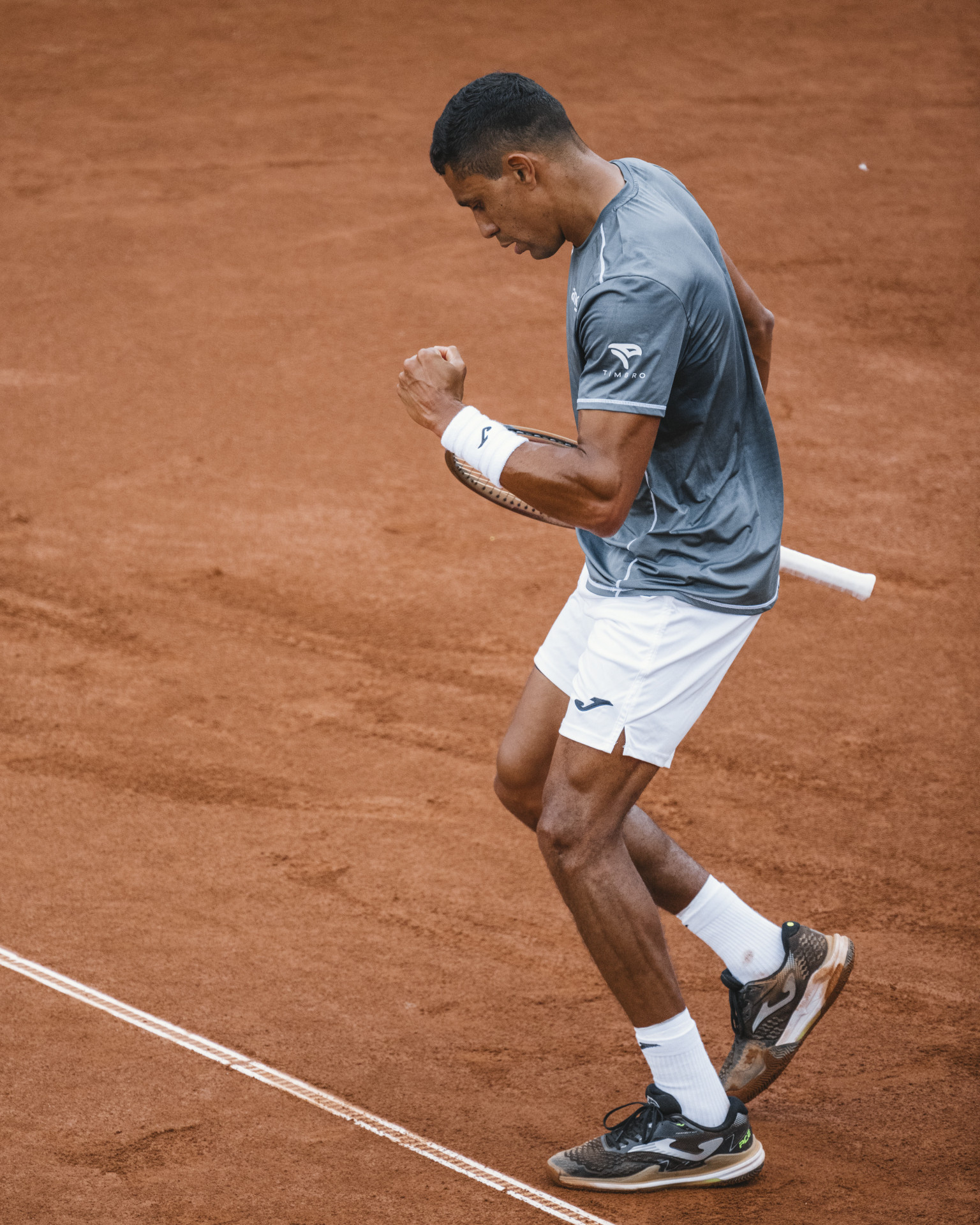 Thiago Monteiro comemora vitória na Suécia (Foto: JOHAN LILJA/Divulgação)