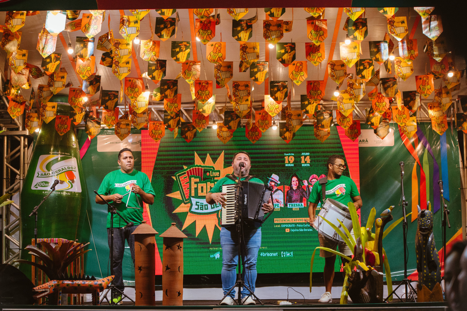 A São Geraldo na Expocrato(Foto: Rodolfo Lira)