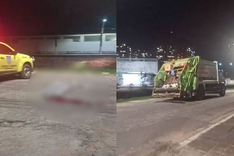 Enquanto trabalhava gari morre atropelado por caminhão de coleta de lixo, em Maceió