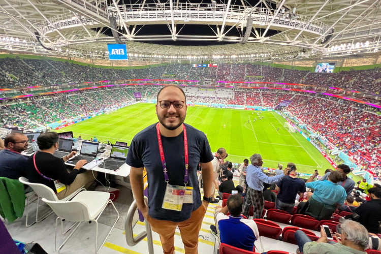 Victor Pereira cobriu a Copa do Mundo do Catar