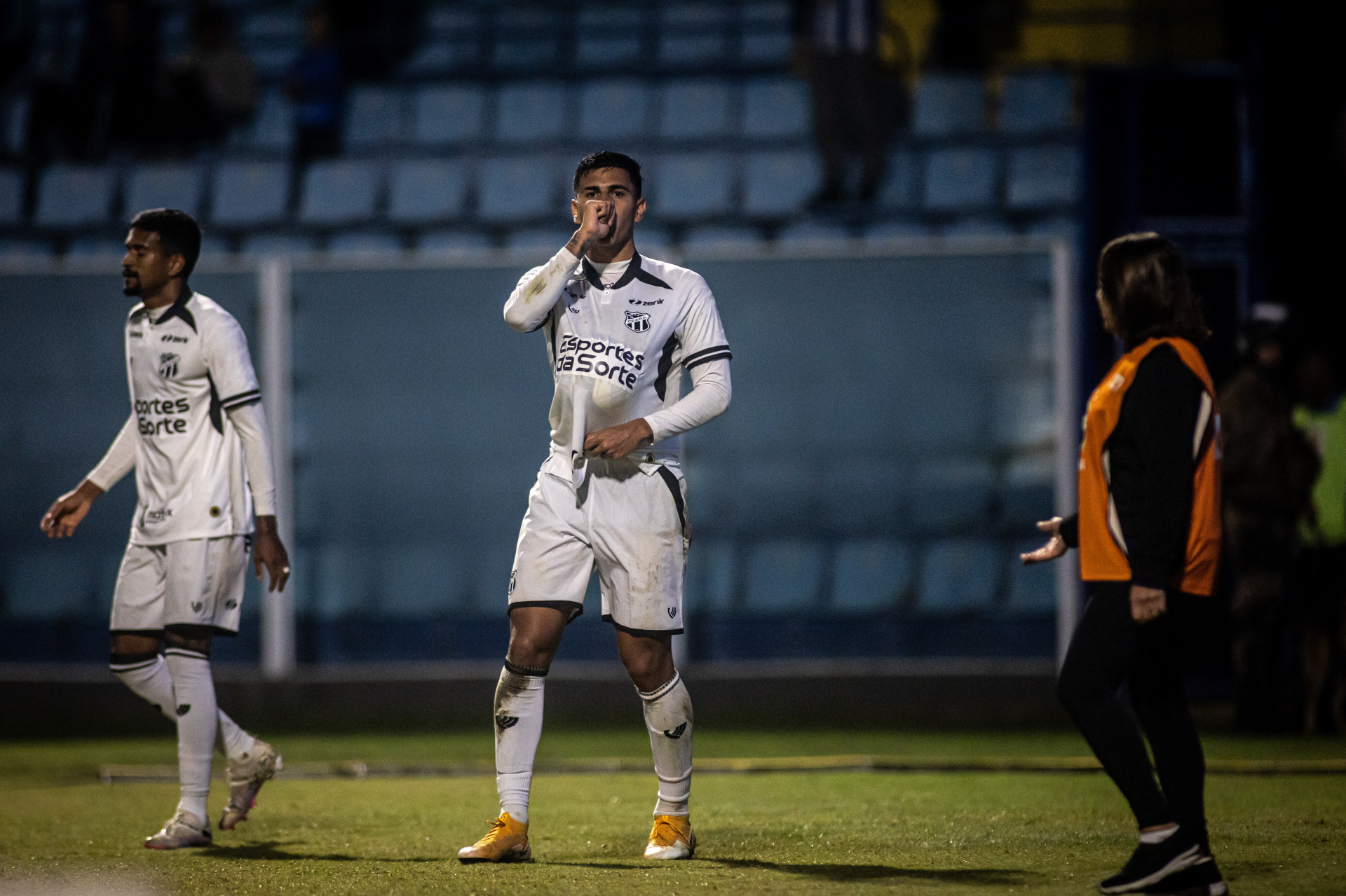 David Ricardo anotou o gol do triunfo alvinegro
 (Foto: Gabriel Silva / Ceará SC)