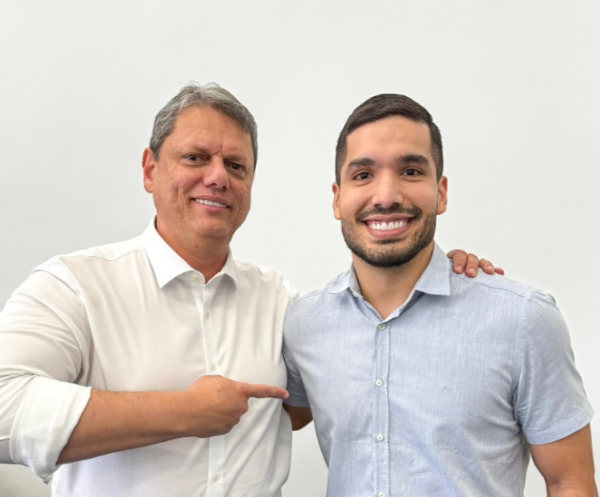 Pré-candidato do PL se reuniu com governador de São Paulo (Foto: Divulgação/Ascom André Fernandes)