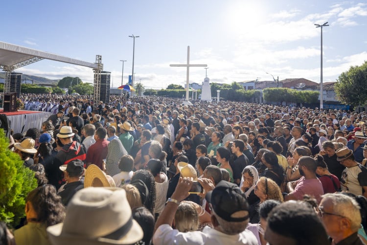 Missa celebra os 90 anos de morte do Padre Cícero na capela do Socorro em Juazeiro do Norte 