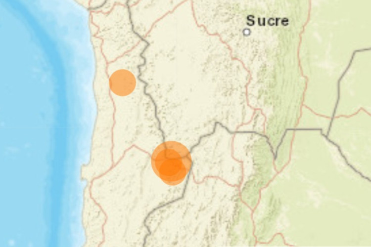 Terremoto ocorreu no norte do Chile, na fronteira tripla com Argentina e Bolívia