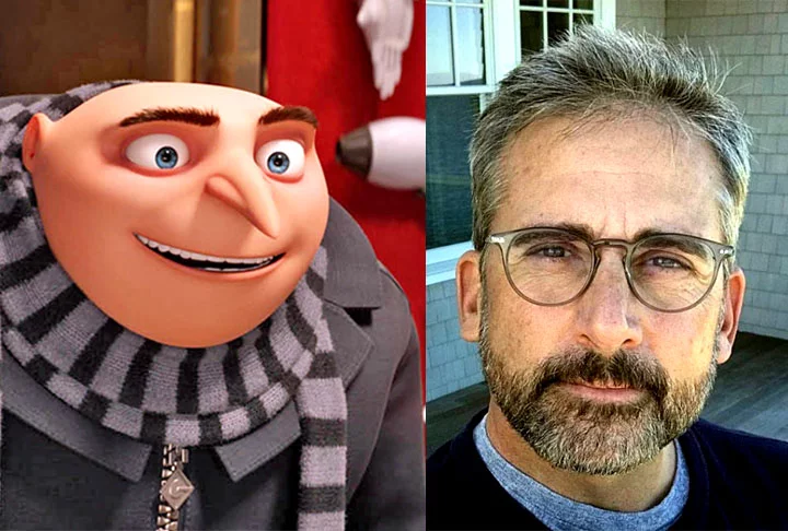 O ator americano Steve Carrell, que faz a dublagem de Gru na franquia de animação 