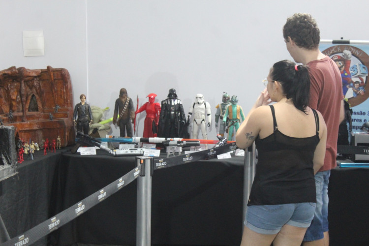 Exposição Star Wars no Terrazo Shopping reúne fãs da trilogia