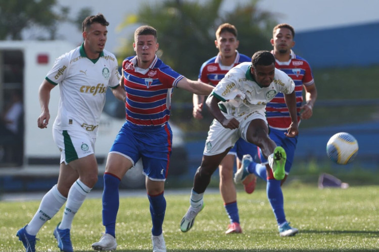 Palmeiras e Fortaleza empataram em 1 a 1 pelo Brasileirão Sub-20