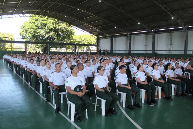 Cerimonia de início do treinamento foi realizada na manhã desta quarta-feira, 24, na Academia Estadual de Segurança Pública do Ceará (Aesp)