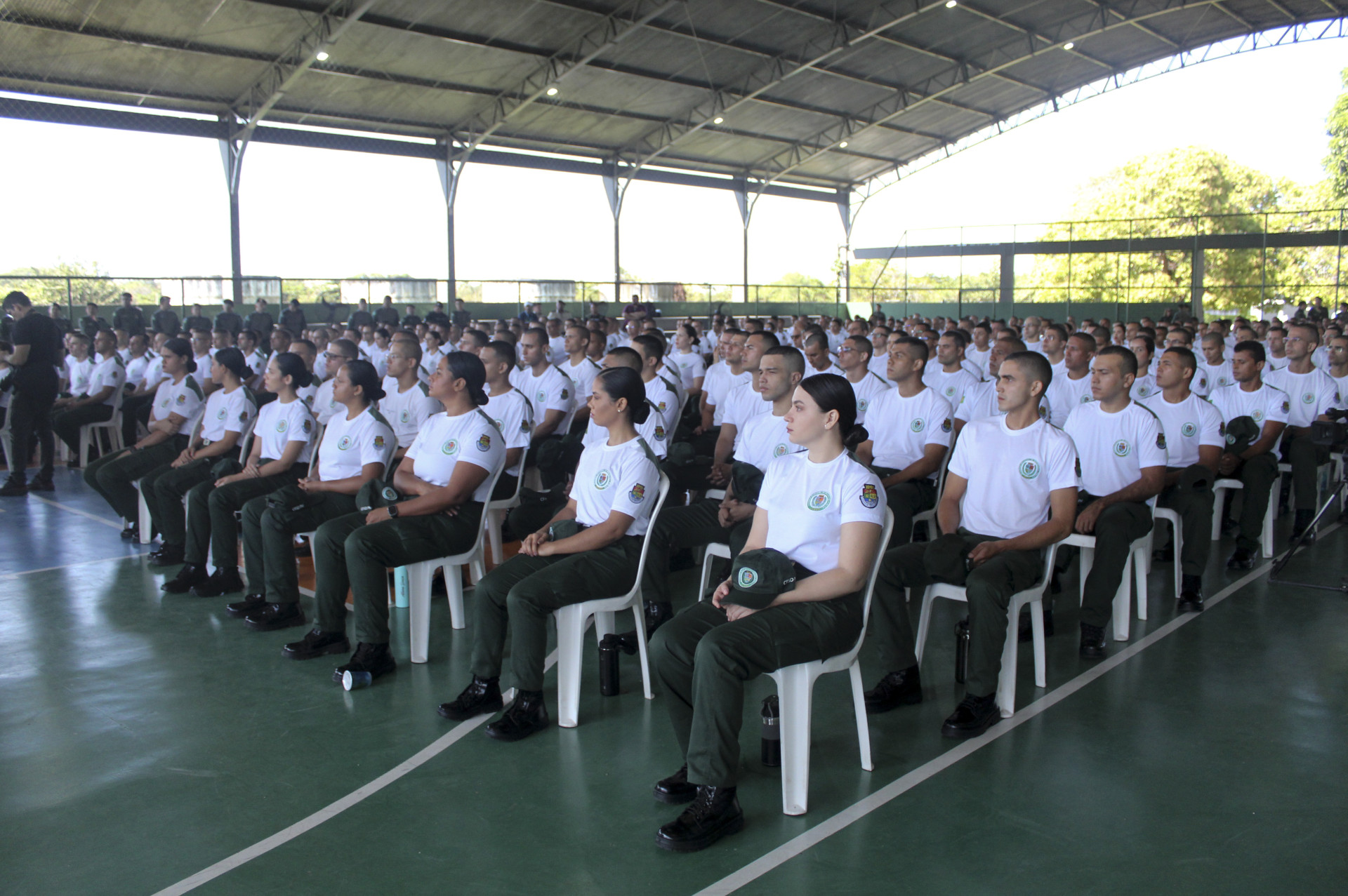 ￼NOVOS soldados farão curso de seis meses   (Foto: Matheus Souza)