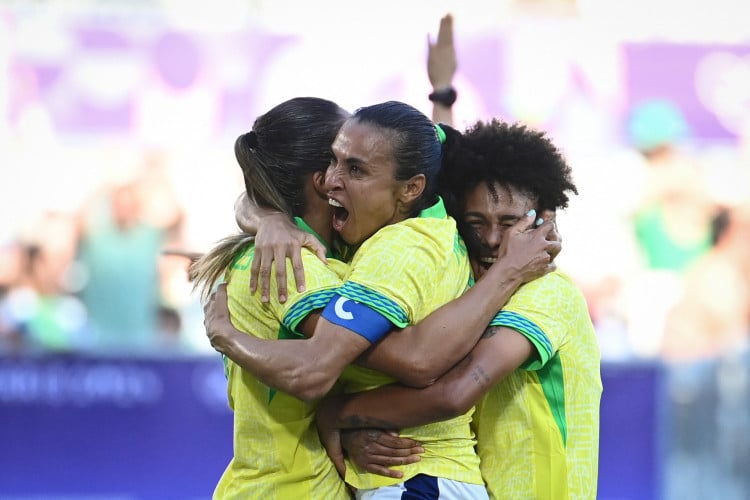 Gol da Portilho teve passe magistral de Marta no jogo da seleção brasileira contra a Nigéria nas Olimpíadas. 