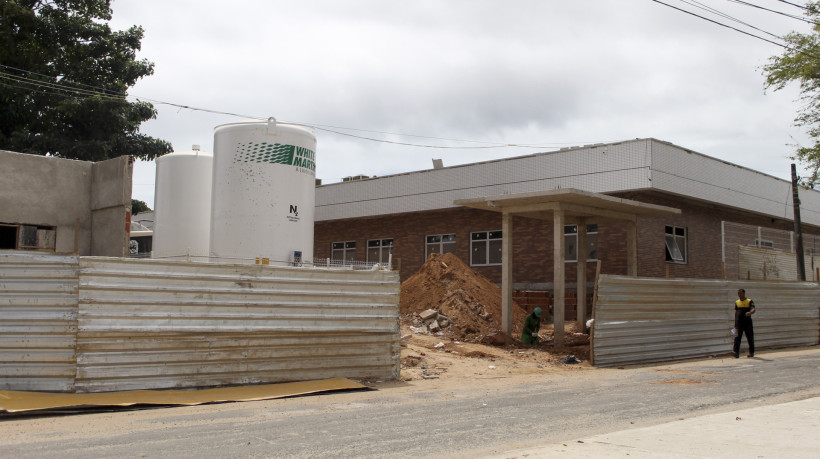 Obras no Gonzaguinha da Messejana, em Fortaleza