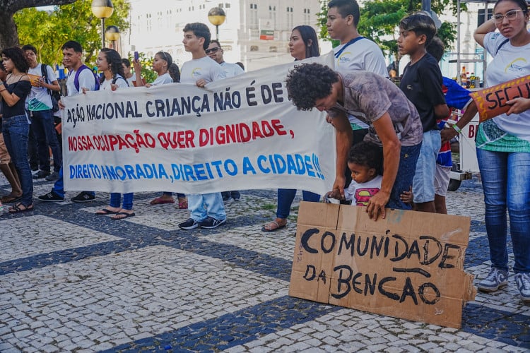 ￼MANIFESTAÇÃO aconteceu no Centro